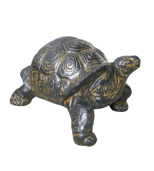 Product image 7 of the product “Turtle, 24cm Length | GRC (Glassfibre Reinforced Concrete), Copper Finish ”